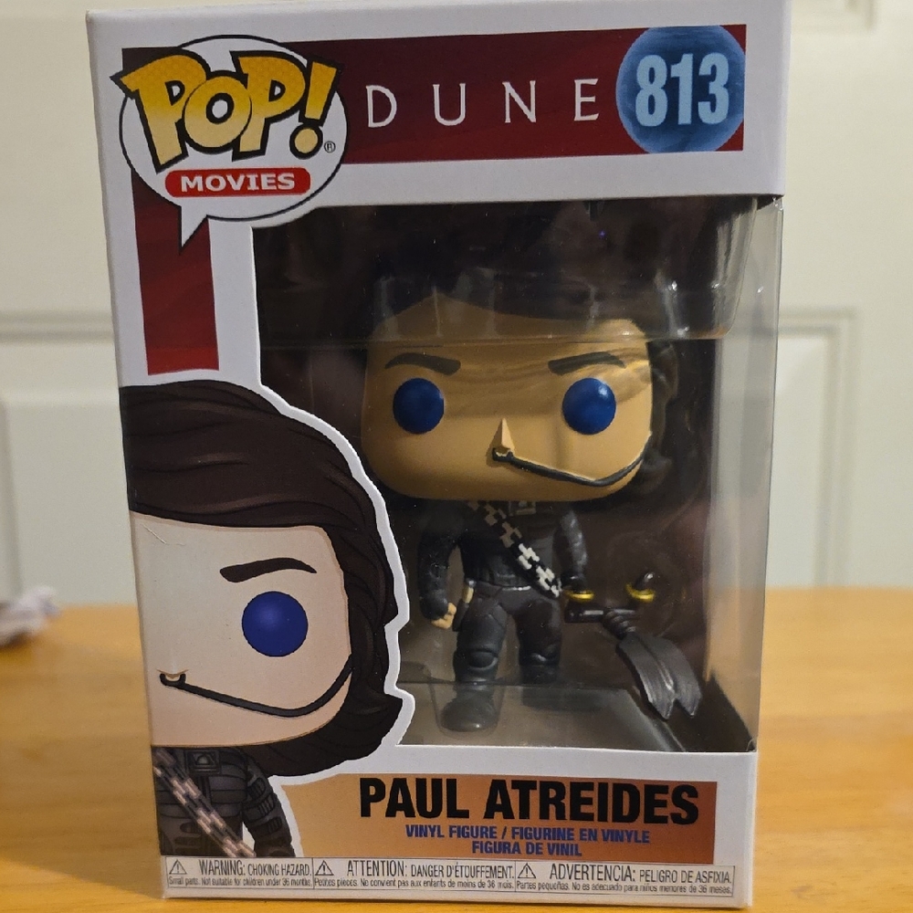Funko Pop Dune Paul Atreides Figure - Blue and Black